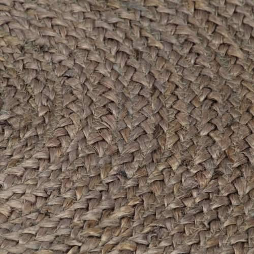 Ručno rađeni tepih od jute okrugli 210 cm sivi Cijena