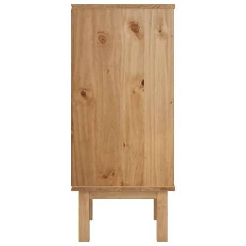 Ladičar OTTA smeđe-bijeli 45x39x90 cm od masivne borovine - Smeđa i bijela 1 Cijena