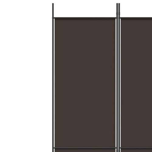 Paravan - Sobna pregrada s 6 panela smeđa 300x220 cm od tkanine - Smeđa 300 x 220 cm 1 6 Cijena