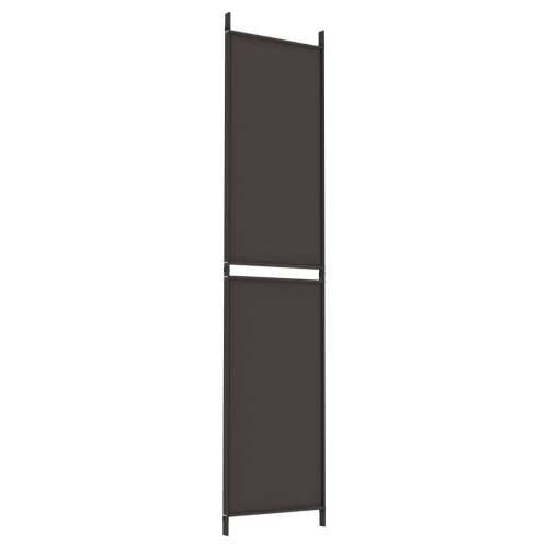Sobna pregrada s 3 panela smeđa 150x220 cm od tkanine Cijena