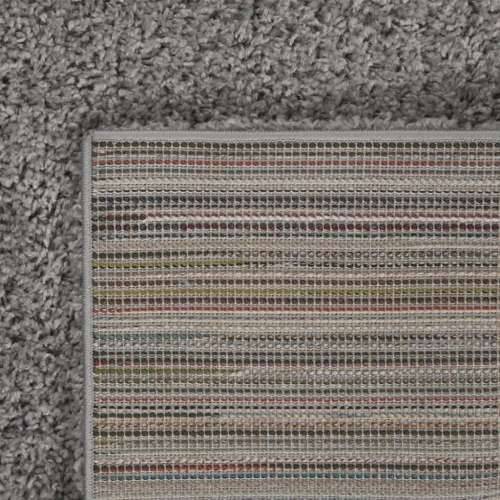 Čupavi tepih s visokim vlaknima sivi 80x150 cm Cijena