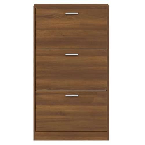 Ormarić za cipele hrast smeđi 59x17x108 cm konstruirano drvo - Smeđi hrast 1 108 cm Cijena