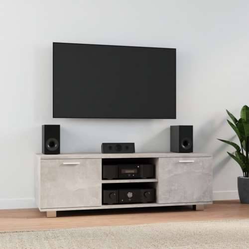TV ormarić boja betona 120x40,5x35 cm od konstruiranog drva - Beton siva 1 120 cm Cijena