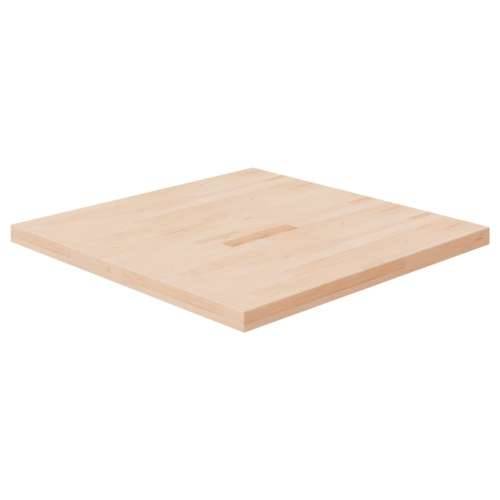 Četvrtasta stolna ploča 80x80x4 cm netretirana hrastovina