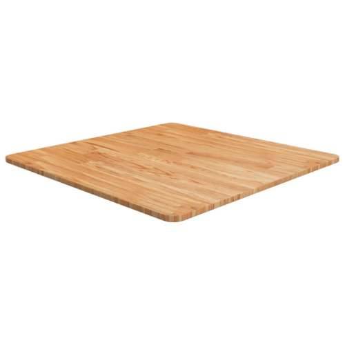 Četvrtasta stolna ploča svjetlosmeđa 70x70x1,5 cm od hrastovine - Svjetlosmeđa 70 x 70 x 1.5 cm 1 Cijena