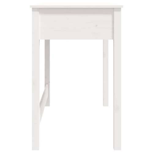 Radni stol s ladicama Bijela 100x50x78 cm od masivne borovine Cijena