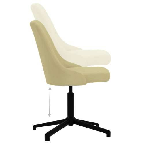 Okretna uredska stolica od tkanine zelena Cijena