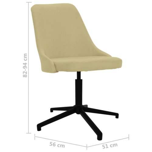 Okretna uredska stolica od tkanine zelena Cijena