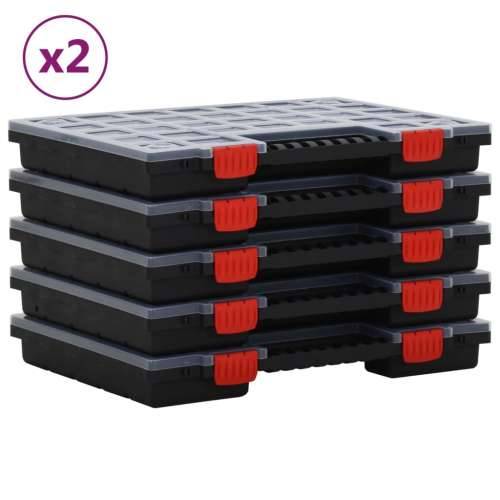 Kutije za razvrstavanje 10 kom 40x30x5 cm polipropilen - 10 1 26 pregrada Cijena