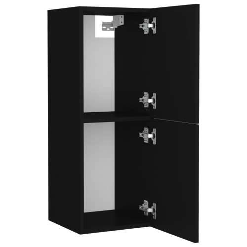 Set kupaonskog namještaja od konstruiranog drva crni - Crna 90 x 38.5 x 46 cm 1 Cijena