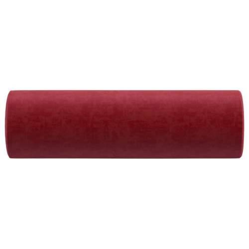 Ukrasni jastuci 2 kom crvena boja vina Ø15x50 cm baršunasti Cijena
