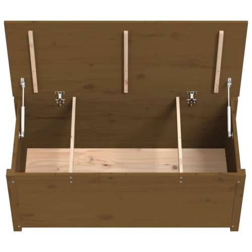 Kutija za pohranu boja meda 110x50x45,5 cm od masivne borovine - boja meda 110 x 50 x 45.5 cm 1 Cijena