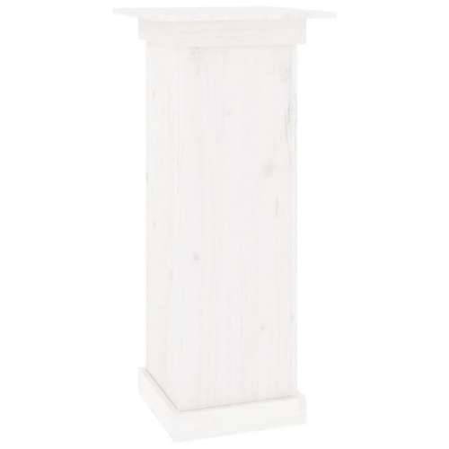 Stalak za cvijeće bijeli 40x40x90 cm od masivne borovine - Bijela 40 x 40 x 90 cm 1 Cijena