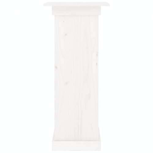 Stalak za cvijeće bijeli 40x40x90 cm od masivne borovine - Bijela 40 x 40 x 90 cm 1 Cijena