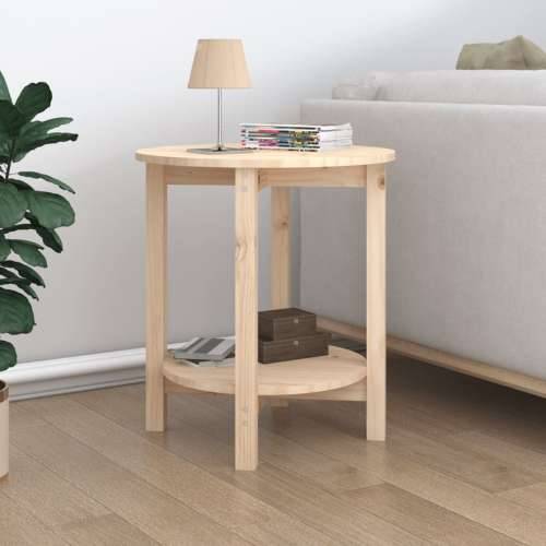 Stolić za kavu Ø 55 x 60 cm od masivne borovine - Prirodna Ø 55 x 60 cm 1 Cijena
