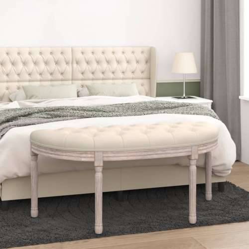 Klupa 110,5 x 45 x 49 cm platnena - Bež 110.5 x 45 x 49 cm Cijena