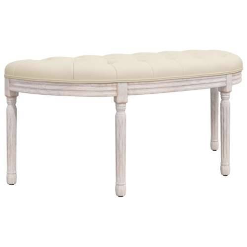 Klupa 110,5 x 45 x 49 cm platnena - Bež 110.5 x 45 x 49 cm Cijena