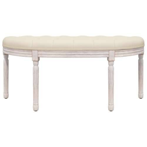 Klupa 110,5 x 45 x 49 cm platnena - Bež 110.5 x 45 x 49 cm Cijena