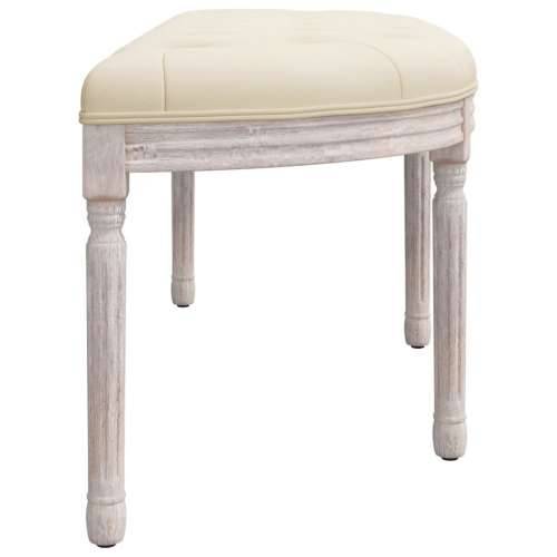 Klupa 110,5 x 45 x 49 cm platnena - Bež 110.5 x 45 x 49 cm Cijena