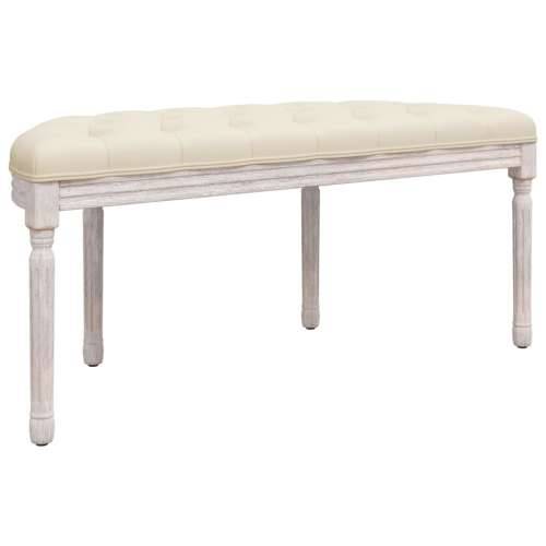 Klupa 110,5 x 45 x 49 cm platnena - Bež 110.5 x 45 x 49 cm Cijena