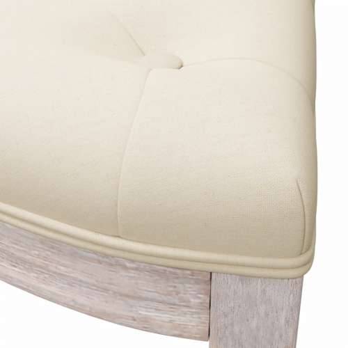 Klupa 110,5 x 45 x 49 cm platnena - Bež 110.5 x 45 x 49 cm Cijena