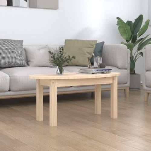 Stolić za kavu 80 x 40 x 35 cm od masivne borovine - Prirodna 80 x 40 x 35 cm 1 Cijena