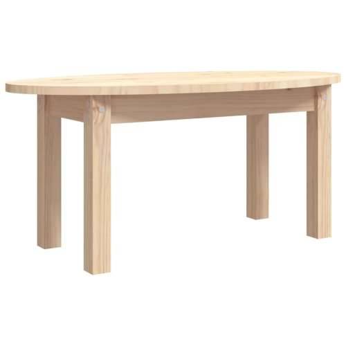 Stolić za kavu 80 x 40 x 35 cm od masivne borovine - Prirodna 80 x 40 x 35 cm 1 Cijena
