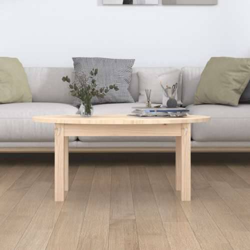 Stolić za kavu 80 x 40 x 35 cm od masivne borovine - Prirodna 80 x 40 x 35 cm 1 Cijena