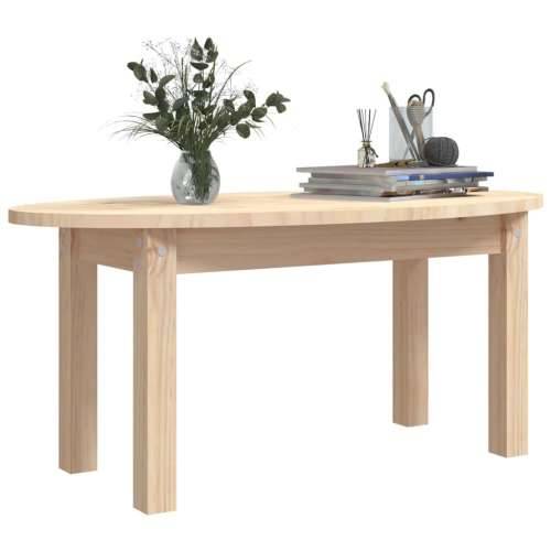 Stolić za kavu 80 x 40 x 35 cm od masivne borovine - Prirodna 80 x 40 x 35 cm 1 Cijena