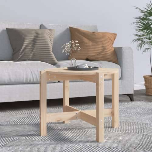 Stolić za kavu Ø 62,5 x 45 cm od masivne borovine - Prirodna Ø 62.5 x 45 cm 1 Cijena
