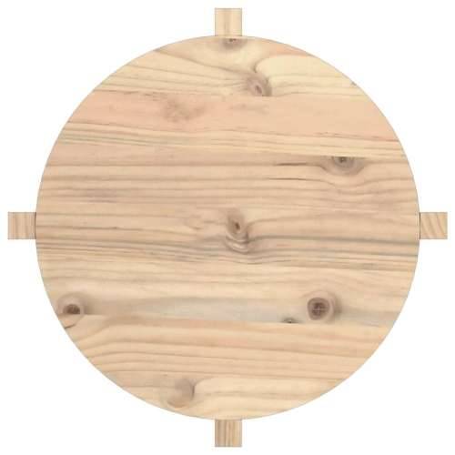 Stolić za kavu Ø 62,5 x 45 cm od masivne borovine - Prirodna Ø 62.5 x 45 cm 1 Cijena