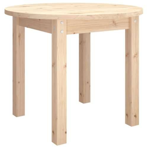 Stolić za kavu Ø 55 x 45 cm od masivne borovine - Prirodna Ø 55 x 45 cm 1 Cijena