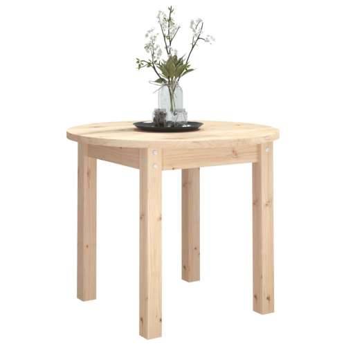 Stolić za kavu Ø 55 x 45 cm od masivne borovine - Prirodna Ø 55 x 45 cm 1 Cijena