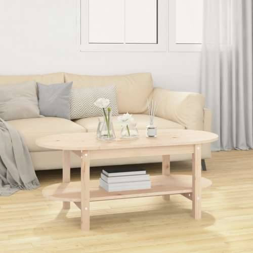 Stolić za kavu 110 x 55 x 45 cm od masivne borovine - Prirodna 110 x 55 x 45 cm 1 Cijena