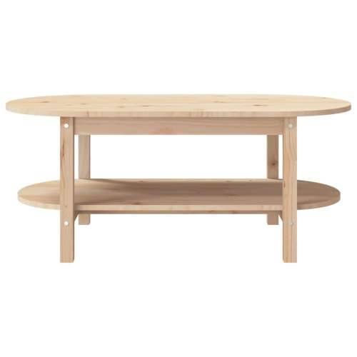 Stolić za kavu 110 x 55 x 45 cm od masivne borovine - Prirodna 110 x 55 x 45 cm 1 Cijena
