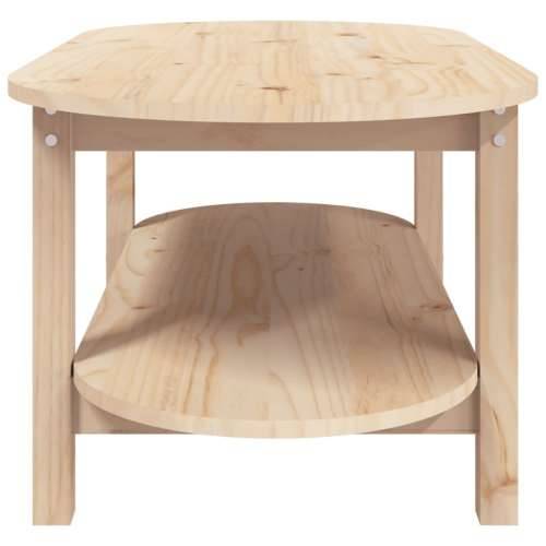 Stolić za kavu 110 x 55 x 45 cm od masivne borovine - Prirodna 110 x 55 x 45 cm 1 Cijena