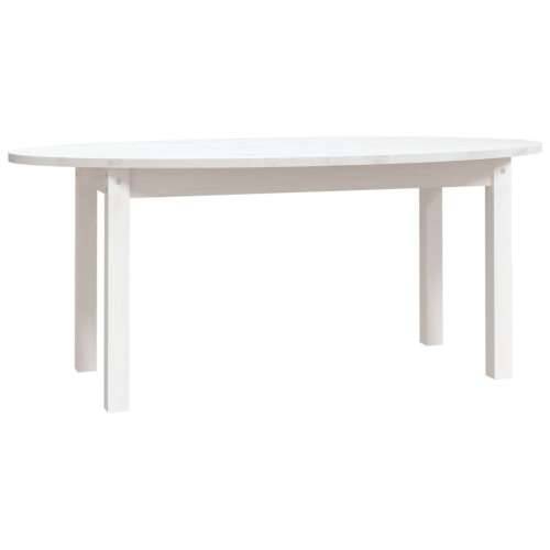 Stolić za kavu bijeli 110 x 55 x 45 cm od masivne borovine - Bijela 110 x 55 x 45 cm 1 Cijena