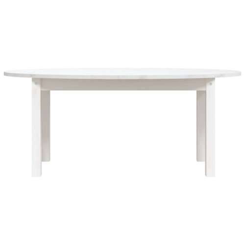 Stolić za kavu bijeli 110 x 55 x 45 cm od masivne borovine - Bijela 110 x 55 x 45 cm 1 Cijena