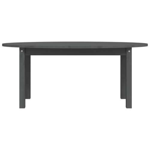 Stolić za kavu sivi 110 x 55 x 45 cm od masivne borovine - Siva 110 x 55 x 45 cm 1 Cijena