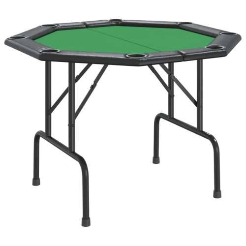 Sklopivi stol za poker za 8 igrača zeleni 108 x 108 x 75 cm Cijena