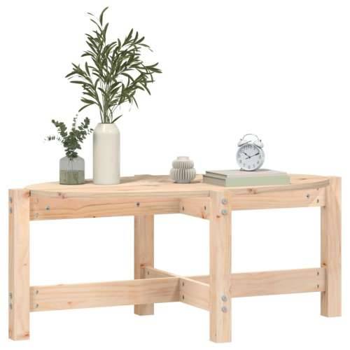 Stolić za kavu 87 x 48 x 35 cm od masivne borovine - Prirodna 87 x 48 x 35 cm 1 Cijena