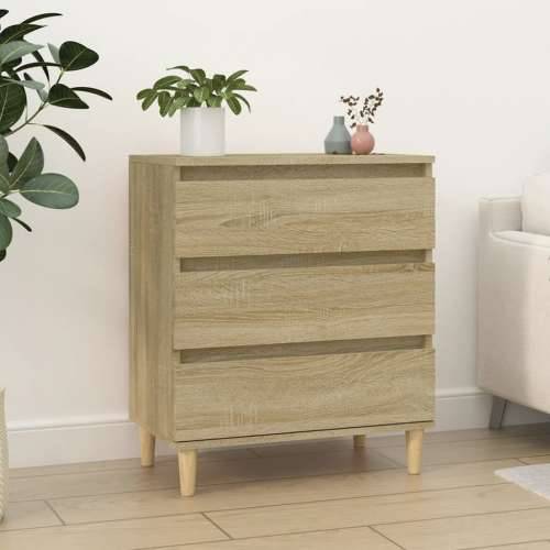 Komoda boja hrasta sonome 60 x 35 x 70 cm od konstruiranog drva - sonoma hrast 1 Cijena