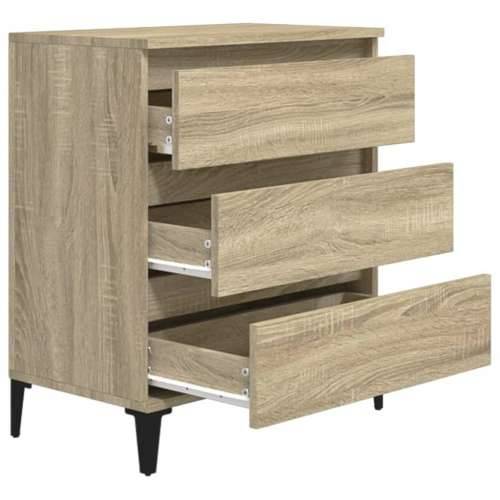 Komoda boja hrasta sonome 60 x 35 x 70 cm od konstruiranog drva - sonoma hrast 1 Cijena
