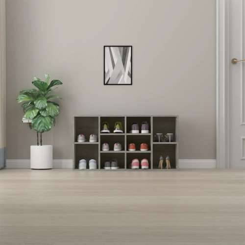 Klupa za cipele boja hrasta 103x30x54,5 cm konstruirano drvo - Sivi hrast sonoma 1 Cijena