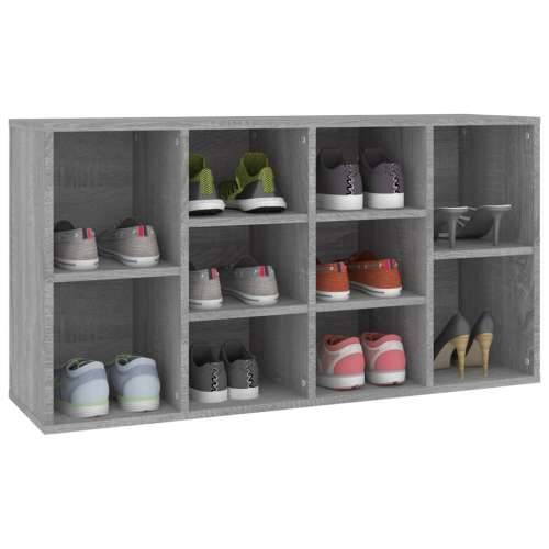 Klupa za cipele boja hrasta 103x30x54,5 cm konstruirano drvo - Sivi hrast sonoma 1 Cijena