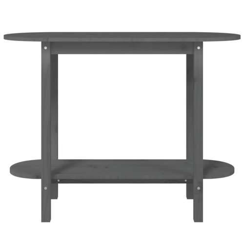 Konzolni stol sivi 110 x 40 x 80 cm od masivne borovine - Siva 1 Cijena