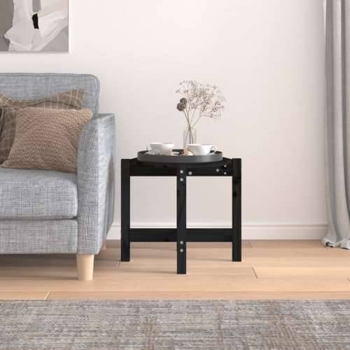 Stolić za kavu crni Ø 52,5x45 cm od masivne borovine - Crna Ø 52.5 x 45 cm 1 Cijena