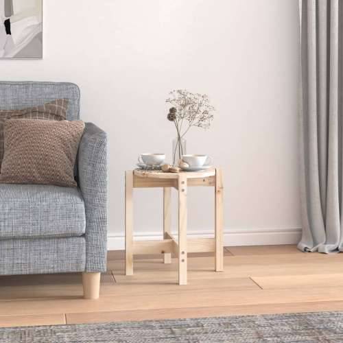 Stolić za kavu Ø 42,5 x 45 cm od masivne borovine - Prirodna Ø 42.5 x 45 cm 1 Cijena