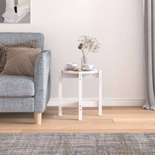 Stolić za kavu bijeli Ø 42,5x45 cm od masivne borovine - Bijela Ø 42.5 x 45 cm 1 Cijena