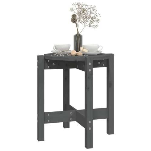 Stolić za kavu sivi Ø 42,5x45 cm od masivne borovine - Siva Ø 42.5 x 45 cm 1 Cijena